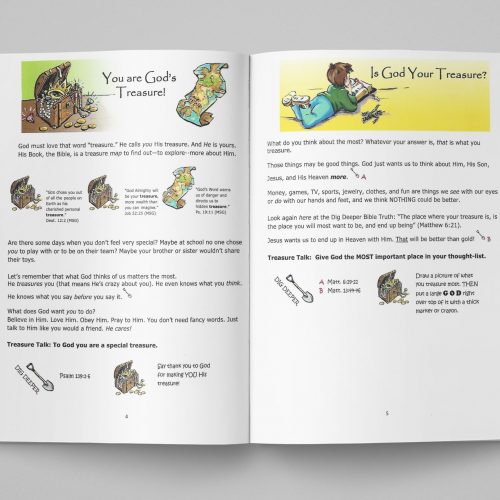 Victor Discovers Treasure: 45 Daily Devotional Digs for Kids